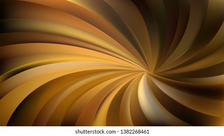 Abstract Dark Brown Swirling Radial Vortex Background