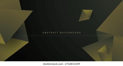 Fondo Abstractas de Formas de textura de triángulo marrón oscuro. Diseño de concepto de elemento de patrón de diamante de lujo y elegante. Vector Eps10