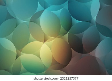 Abstract dark circle in polygonal style background. Vector illustration.