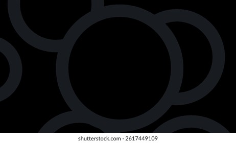 Abstract dark circles background design