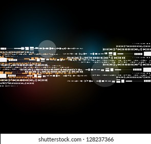 abstract dark circuit computer high technology business background