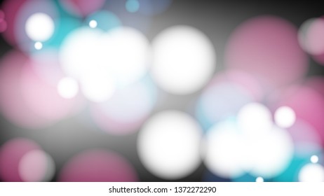 Abstract Dark Color Blurred Lights Background Graphic