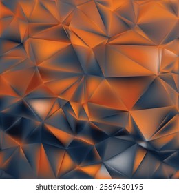 Abstract Dark Color Polygon Background Template
