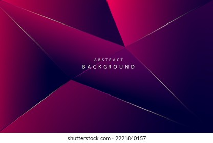 Resumen de color oscuro vector bajo fondo de diseño de ilustración de polígono