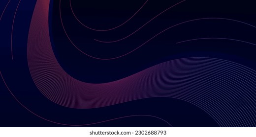 abstract dark colorful gradient background with lines vector illustration