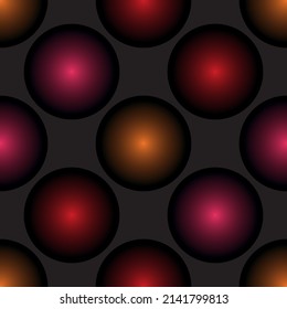 Abstract dark colorful seamless pattern.