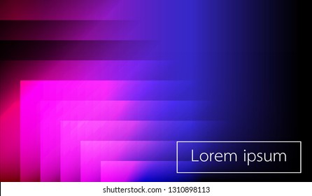 Abstract of The dark colorful square background overlapping.