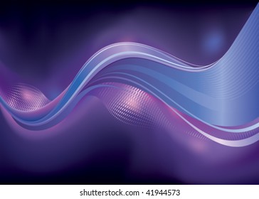 Abstrakte dunkle Farben Wellenhintergrund. Vektorgrafik.
