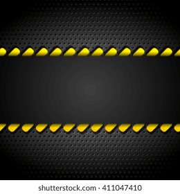 Abstract dark corporate technology background. Vector graphic template design