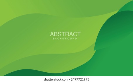 abstract dark emerald green modern background with dynamic curve effect. vector illustration