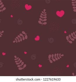 abstract dark floral background