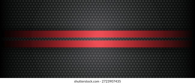 Fondo geométrico oscuro Abstractas con acento rojo. eps 10