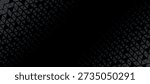 Abstract dark geometric background with repeating triangle pattern and diagonal gradient. Modern minimal texture in black and gray tones with depth and subtle light.