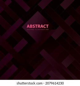 Abstract dark geometric diagonal overlay layer background.