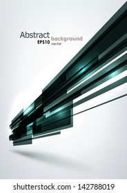Abstract dark geometric shapes background. EPS10 vector.
