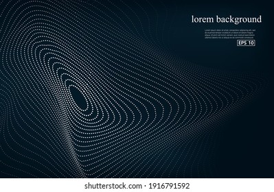 Abstract dark Geometrical Background Connection structure. Science background. Connecting dots and lines. Big data visualization and Business .Vector illustration