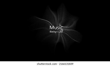 Abstract dark Geometrical Background Connection structure. Science background. onnecting dots and lines. Big data visualization and Business .Vector illustration