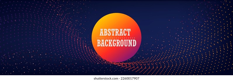 Abstract dark Geometrical Background Connection structure. Science background. Connecting dots and lines. Big data visualization and Business .Vector illustration. music wave. Round images