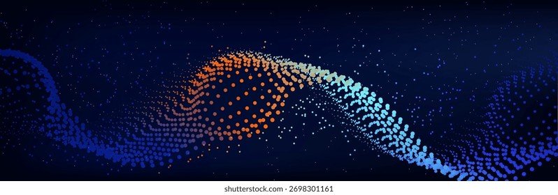 Abstrakte dunkle geometrische Hintergrund-Verbindungsstruktur. Wissenschaftlicher Hintergrund. Verbinden von Punkten und Linien. Big Data Visualisierung und Business .Vektorgrafik. chemische Industrie