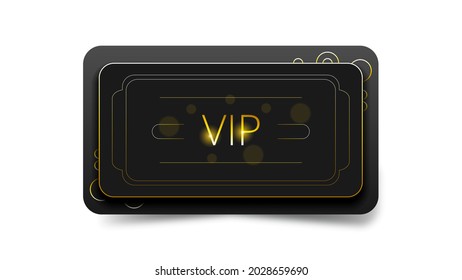 Abstract Dark Gold And Black Vip Card Template Vector Design Style Premium Luxury Template Premium Quality Invintation Poster