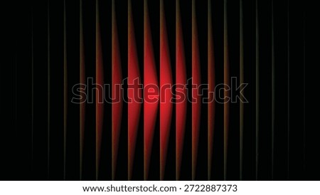 Abstract Dark Gradient Background with Vertical Light Stripes and Soft Glow in Multicolor Neon Tones.