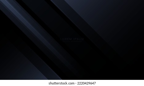 Abstract dark gradient geometric diagonal background. Modern futuristic dynamic stripe. Minimalist design. Suit for poster, banner, business, presentation, web, flyer. Vector illustration