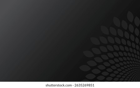Abstract dark gray background with floral pattern for modern design projects and graphic design templates, perfect for adding an elegant touch to your layout