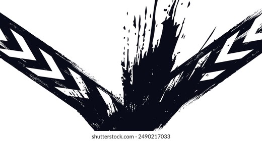 Abstract dark gray distressed grunge background with space for text or ivector. eps 10