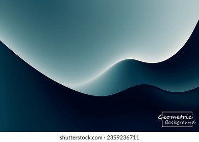 Abstract dark gray geometric background. Dynamic shapes composition. Vector illustration.