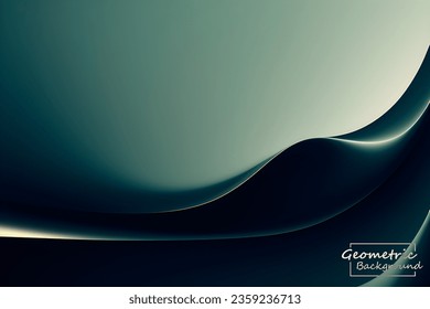 Resumen del fondo geométrico gris oscuro. Composición dinámica de formas. Ilustración vectorial.