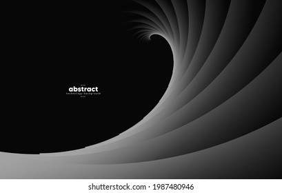 Abstract dark gray mesh-gradient color background and wallpaper backdrop, Vector EPS