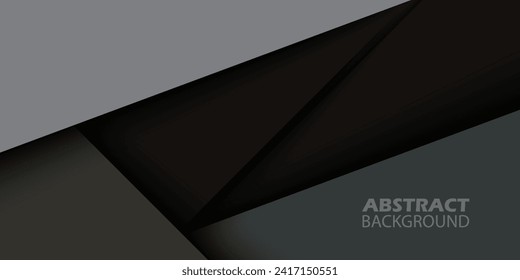 Abstract dark gray overlap background template vector with triangle papercut pattern. Purple background with shadow design. Eps10 vector