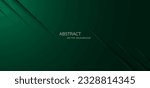 Abstract dark green background with green glowing lines, free space for design.	