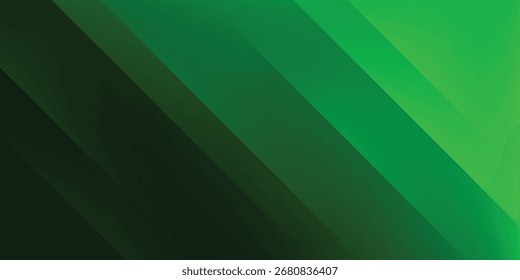 Abstractas diseño de ilustración de fondo verde oscuro con composición de color degradado diagonal
