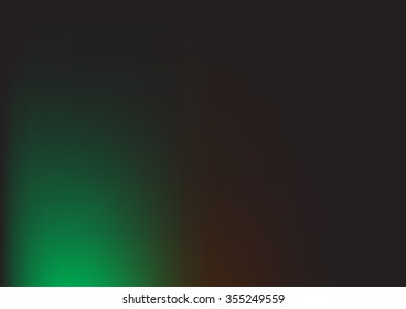 abstract dark green background with smooth gradient colors and multicolor texture design for brochure /  Easter / Christmas / web template