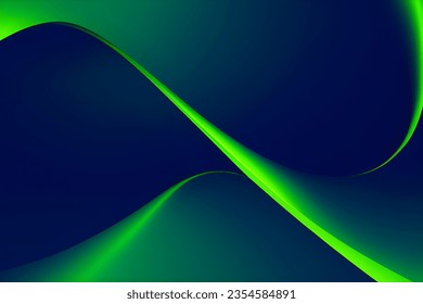 Resumen del fondo geométrico verde oscuro. Composición dinámica de formas. Ilustración vectorial.