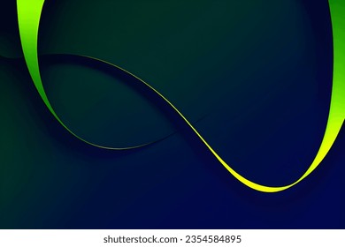 Abstract dark green geometric background. Dynamic shapes composition. Vector illustration.