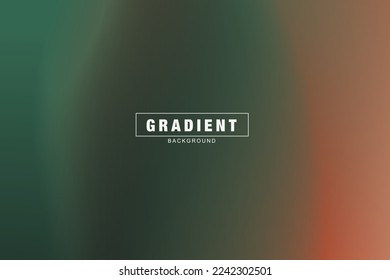 Abstract dark green gradient background. An elegant bright illustration with gradient.