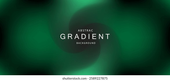 abstract dark green gradient background, business technology digital communication template, illustration element, future banner poster cover pattern creative graphic vector blend banner  header 