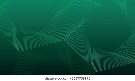 Abstract dark green gradient desktop wallpaper vector. Gradient dark green Digital technology background. Digital Abstract dark green line gradient desktop wallpaper background vector