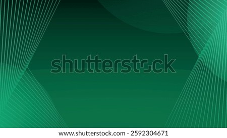 Abstract dark green gradient desktop wallpaper vector. Gradient dark green Digital technology background. Digital Abstract dark green line gradient desktop wallpaper background vector