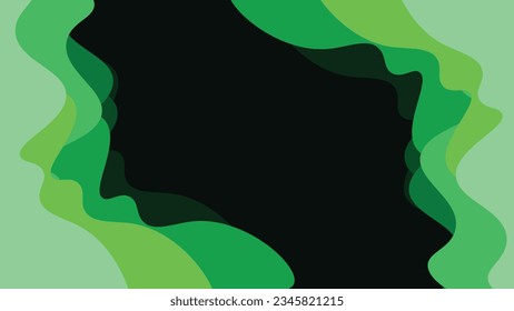 Abstract dark green multiple shade color background for your creative project. This dynamic background can be used as banner or design elements.