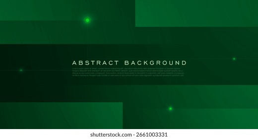 Abstractas fondo cuadrado de superposición verde oscuro. Patrón simple con diseño de elemento de luces. Vector Eps10