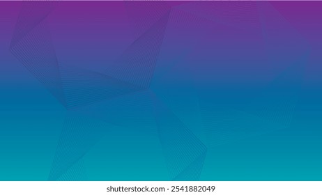 Abstract dark green purple gradient desktop wallpaper vector. Gradient dark green purple Digital technology background. Digital Abstract green purple line gradient dark desktop wallpaper background
