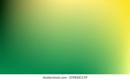 Abstract dark green and yellow gradient background, creating a bold and natural abstract design.