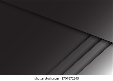 abstract dark grey arrow direction black background