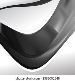 Abstract Dark Grey Background Design Template Image