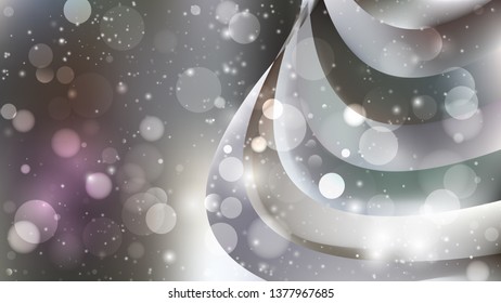 Abstract Dark Grey Defocused Lights Background