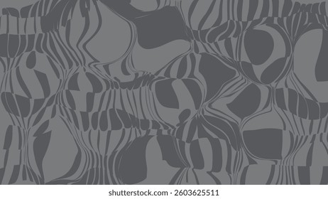 Abstract Dark Grey Halftone Texture Gradient With Bloats. Graphic Design For Print And Web Backdrops. Crazy  Vector Illustration 
