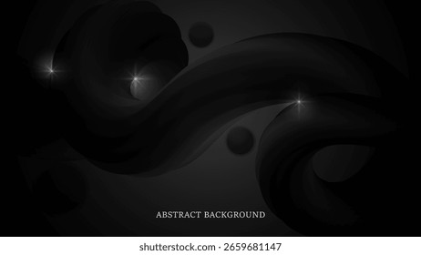 abstract dark grey liquid background design